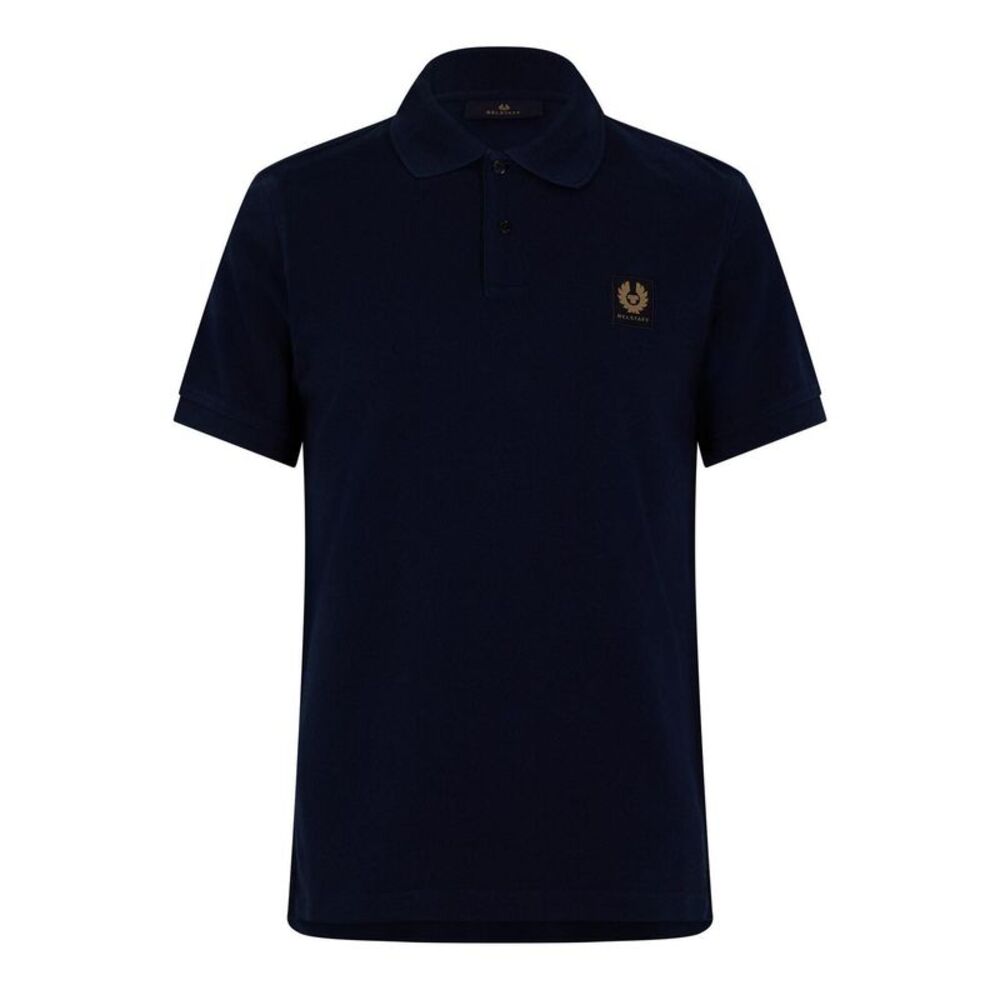 Belstaff Mens Pique Polo Shirt / Ink